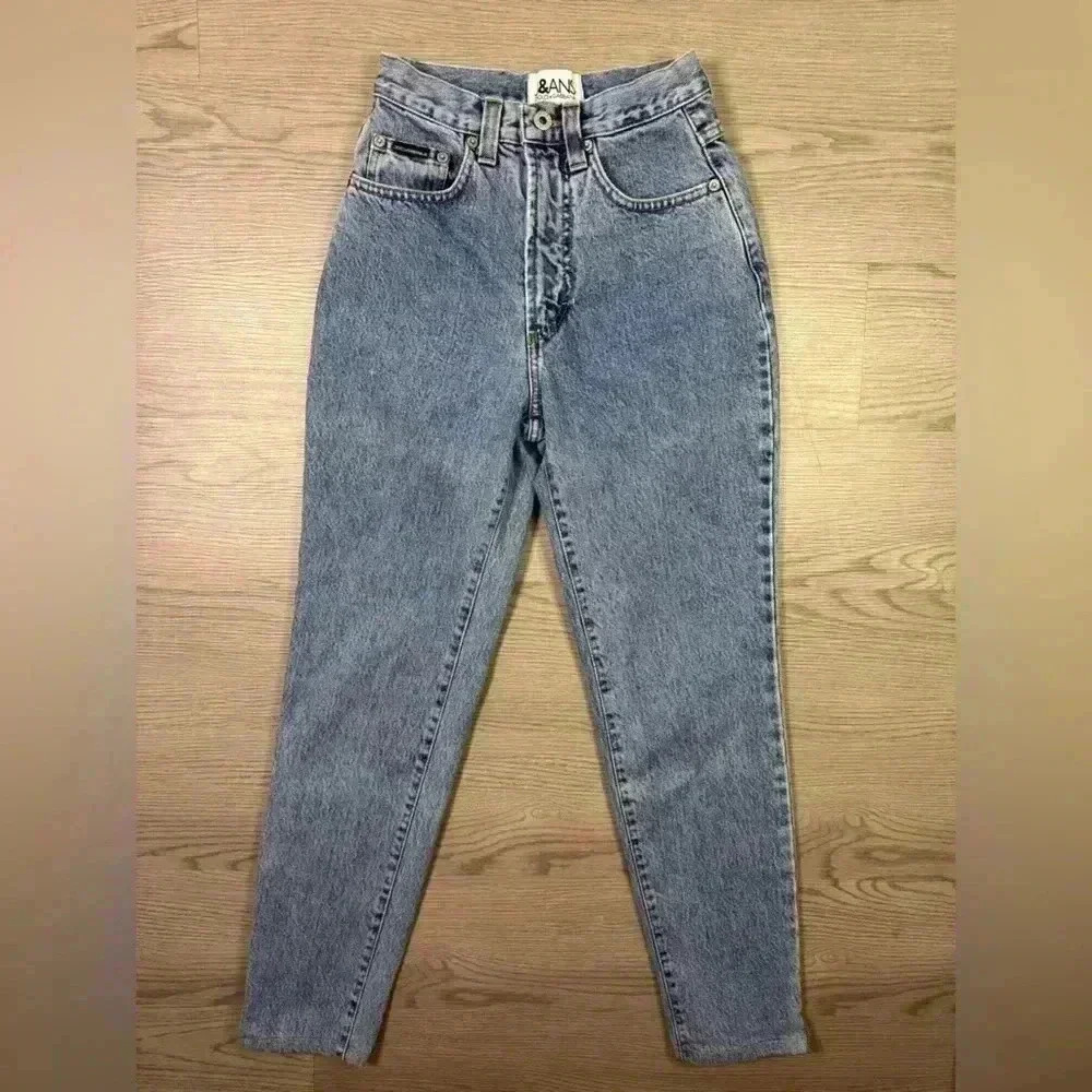 DOLCE & GABBANA J&ANS Women’s Vintage Ittierre Straight Denim Jeans Size‎ 26 40 - Picture 2 of 16